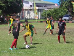 Sat Res Narkoba Polresta Deli Serdang Menangkan Pertandingan Sepak Bola Mini Soccer Dalam Rangka HUT Bhayangkara Ke-78