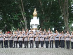 Sambut Hari Bhayangkara Ke-78 Wakapolres Langkat Pimpin Upacara Ziarah Makam Pahlawan