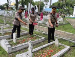 Jelang HUT Bhayangkara Ke 78, Polresta Deli Serdang Laksanakan Upacara Dan Ziarah Rombongan di Makam Pahlawan*