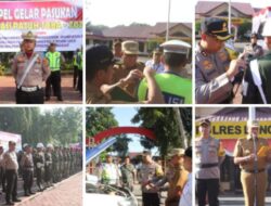 Polres Langkat Gelar Apel Operasi Patuh Toba 2024
