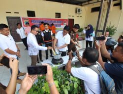 Sat Narkoba Polres Serdang Bedagai Gelar Pemusnahan Barang Bukti Narkotika Jenis Sabu.