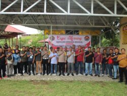 Kapolres Serdang Bedagai ( Sergai) Acara Coffee morning AKBP Jhon Hery Rakutta Sitepu, Bersama Kasat dan Rekan2 Wartawan Polres Sergai.