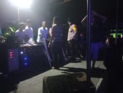 Mendapati Laporan Dari Masyarakat, Polsek Tanjung Morawa Bubarkan Acara Hiburan Yang Mengganggu Kamtibmas.