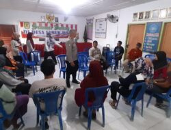 Bhabinkamtibmas Polres Sergai Melaksanakan Kegiatan Jumat Curhat Dan Colling System.