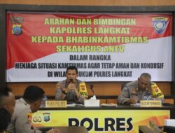 Wakapolres Langkat Gelar Anev Bhabinkamtibmas, Evaluasi Kinerja dan Strategi Peningkatan Keamanan.