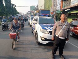 Satgas Ops Mantap Praja Lakukan Pengamanan Kampanye Dialogis Calon Gubernur Sumut dan Calon Bupati Langkat.