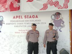 Polres Langkat Kerahkan Personel Amankan Gudang Logistik KPU Pilkada Kabupaten Langkat Tahun 2024