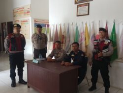 Jaga Kondusifitas, Samapta Polres Langkat Patroli Gudang Logistik KPU Langkat Dan Aktivitas Masyarakat