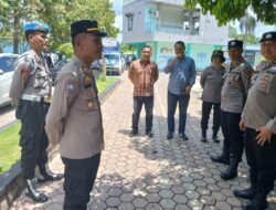 Polres Langkat Lakukan Pengamanan Ketat Kampanye Pilkada 2024.