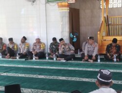 Jumat Curhat, Kapolres Langkat Kunjungi Masjid Raya Jamik Nasrullah.Imbau Jaga Kedamaian Pilkada 2024 .