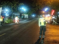 Antisipasi Kejahatan Jalanan, Polres Tebing Tinggi Laksanakan Patroli Blue Light.