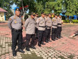 Kabag Ops Polres Langkat Pimpin Pengamanan Pelantikan Anggota DPRD Kabupaten Langkat Periode 2024-2029
