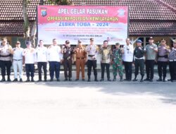Polres Binjai Bersama Instansi Terkait Laksanakan Apel Gelar Pasukan Operasi Zebra Toba-2024.