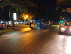 Ciptakan Rasa Aman, Polsek Rambutan Polres Tebing Tinggi Patroli Blue Light di Jalinsum.