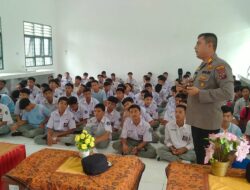 Kapolsek Sipispis Polres Tebing Tinggi Gelar Sosialisasi Bahaya Narkoba di SMA 1 Sipispis.