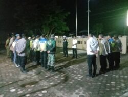 Polsek Sipispis Polres Tebing Tinggi Gelar Patroli Gabungan Tiga Pilar di Wilkumnya.