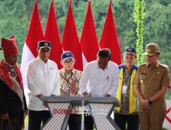 Polresta Deli Serdang Laksanakan Pengamanan Kunjungan Presiden RI dalam rangka Peresmian Bendungan Lau Simeme.