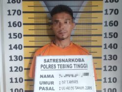 Resahkan Masyarakat, Sat Narkoba Polres Tebing Tinggi Tangkap Pengedar Sabu Dari Dalam Rumah.