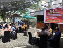 Polresta Deli Serdang hadiri Coffe Morning sosialisasi Peraturan KPU, Tata kelola Logistik dan Pelaksanaan Kampanye Pilkada 2024.