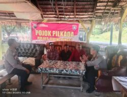 Sat Binmas Polres Tebing Tinggi Binluh Pojok Pilkada Dalam Rangka Cooling System.