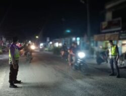 Antisipasi Tindak Kriminal, Polsek Bandar Khalipah Laksanakan Patroli Blue Light.