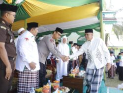 Hadiri Upacara Hari Santri Nasional, Ini Pesan Kapolres Langkat.