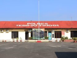 Polres Tebing Tinggi Tindaklanjuti Kasus Penadah Rel Kereta Api Curian.