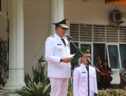 Kapolres Langkat Hadiri Pengukuhan Penambahan Masa Jabatan Kades.