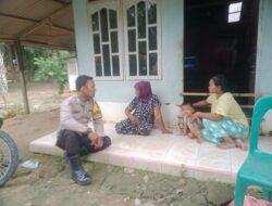 Wujudkan Pilkada 2024 Yang Damai, Bhabinkamtibmas Sambang Warga Binaannya, Berikan Himbauan Kamtibmas.