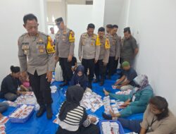 Wakapolres Tebing Tinggi Tinjau Proses Pensortiran dan Pelipatan Surat Suara Pilkada