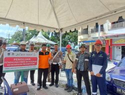 Polres Tebing Tinggi dan Dinas Lingkungan Hidup Gelar Uji Emisi Kendaraan untuk Kurangi Polusi Udara.