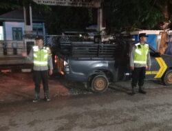 Melalui Patroli Blue Light, Polsek Padang Hulu Antisipasi Kejahatan Jalanan