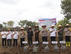 Polres Langkat Launching Gugus Tugas Polri Mendukung Ketahanan Pangan