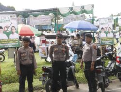 Polres Langkat Kerahkan Ratusan Personel untuk Laksanakan Pengamanan Kampanye Akbar
