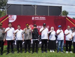 Kapolres Langkat Hadiri Apel Siaga Pengawasan Pilkada Serentak 2024