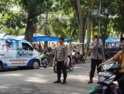 Polres Langkat Gelar Pengamanan Kampanye Akbar Pada Masa Tahapan Pilkada 2024