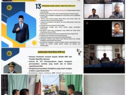 Rutan Kelas II B Tarutung Beserta Jajaran Ikuti Penguatan Kepala Divisi Pemasyarakatan Kanwil Kemenkumham Sumut menyampaikan Arahan : Menteri , Wakil Menteri, Plt Dirjen Kementerian Imigrasi dan Pemasyarakatan.