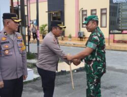 SILATURAHMI PANGDAM I/BB MAYJEN TNI RIO FIRDIANTO, SH BESERTA ROMBONGAN DI MAKO POLRESTA DELI SERDANG