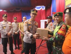 Kapolres Langkat Bersama Rombongan Tinjau Kesiapan Pos Pengamanan Natal dan Tahun Baru 2024-2025