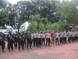 Apel Persiapan Pengamanan Ibadah Malam Natal 2024, Polres Langkat Amankan 76 Gereja Prioritas
