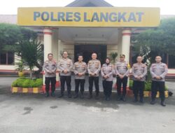 Tim Supervisi Mabes Polri lakukan Pengecekan Operasi Lilin Toba 2024 di Polres Langkat