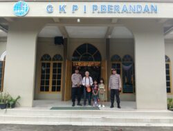 Ciptakan Keamanan, Polisi Rutin Pam Gereja Setiap Hari Minggu