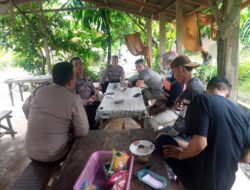 Sat Binmas Polres Langkat Gandeng Tokoh Masyarakat Jaga Stabilitas Kamtibmas