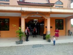 Polres Langkat Berikan Pengamanan Ibadah Minggu di Beberapa Gereja