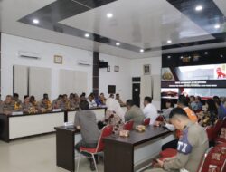 Polres Sergai gelar Pelaksanaan rakor lintas sektoral dalam rangka persiapan Pam tahun baru Imlek 2576 Kongzili tahun 2025