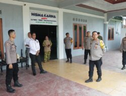 Kapolres Serdang Bedagai survey lokasi dapur Makan Bergizi Gratis (MBG) Polres Serdang Bedagai yang berlokasi di dapur CV.Karina
