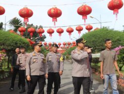 Jamin Keamanan Perayaan Imlek, Kapolres Langkat Pantau Langsung Pengamanan