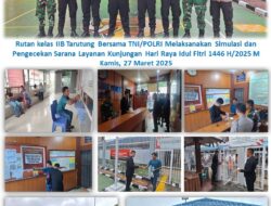 Rutan Tarutung Gelar Simulasi Kunjungan Tatap Muka Bagi Warga Binaan pada Hari Raya Idul Fitri 1446 H / 2025 M