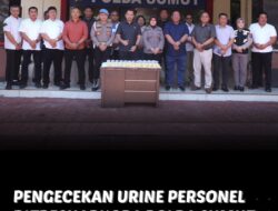 Jaga Integritas, Ditresnarkoba Polda Sumut Rutin Cek Urine Personel