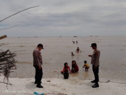 Pasca Ops Ketupat Toba 2025 Polres Sergai KRYD Tinjau Wisata Pantai